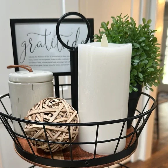 Matchless By Luminara 7in Melted Smooth Unscented Moving Flame Led Pillar Candle - Picture 1 of 5